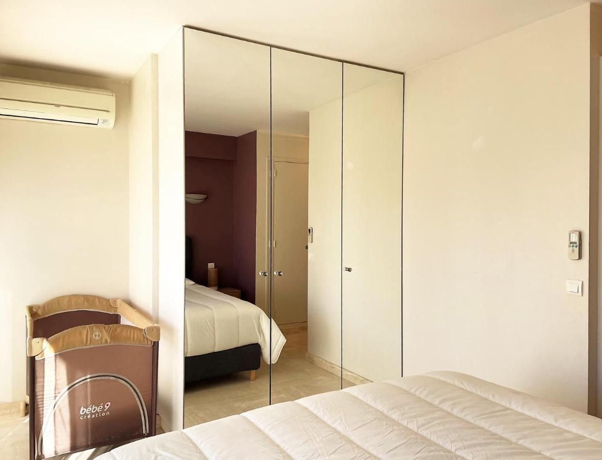 C012-Appartement Confortable Avec Piscine, Tennis Et Grand Parc 戛纳 外观 照片